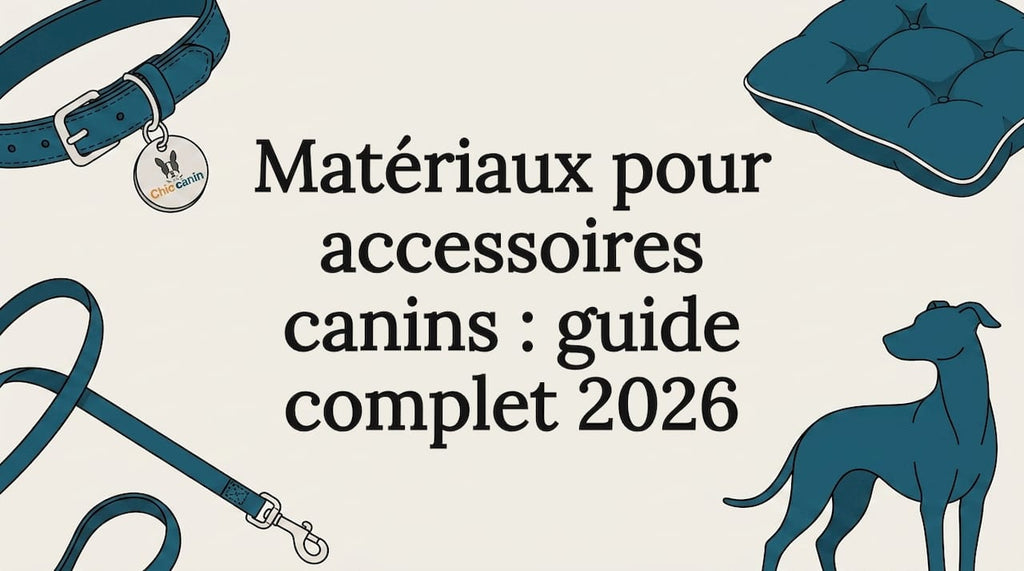 Matériaux pour accessoires canins : guide complet 2026