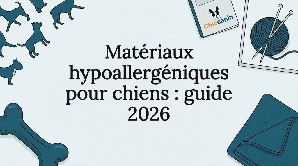 Matériaux hypoallergéniques pour chiens : guide 2026