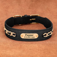 Collier-chien-personnalise-cuir-rembourrage-doux
