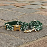 Collier-chien-personnalise-laisse-assortie