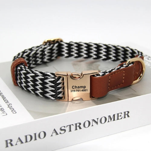 Collier-chien-personnalise-marron