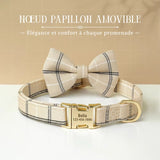 Collier-personnalisable-pour-chien-beige