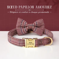 Collier-personnalisable-pour-chien-brun