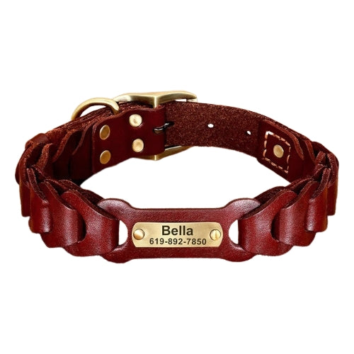 Collier pour chien en cuir