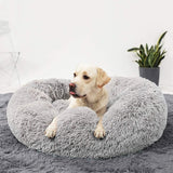 Coussin-pour-chien-gris-clair