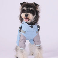 Impermeable pour chien bleu