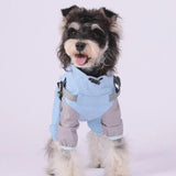 Impermeable pour chien bleu