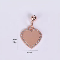 Médaille chien gravée personnalisée