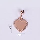 Médaille chien gravée personnalisée