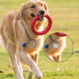 Médaille chien gravée