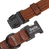 Collier-chien-personnalise-nylon-avec-gravure