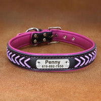 collier-pour-chien-personnalise-pourpre