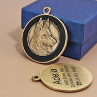  medaille chien personnalisé Berger Allemand