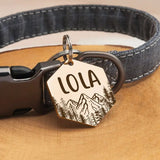 medaille gravée pour chien bronze