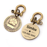 medaille gravée pour chien