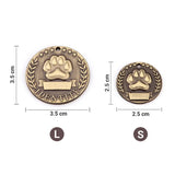 medaille gravée pour chien élégante