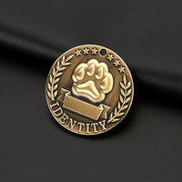 medaille gravée pour chien métallique 