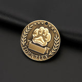 medaille gravée pour chien métallique 