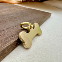 medaille gravée pour chien Minimaliste