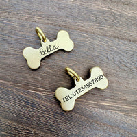medaille gravée pour chien discrète